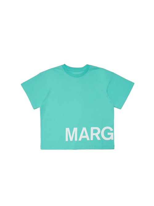 T-shirt, bambina, logata. MM6 MAISON MARGIELA | M60332 MM009M6506